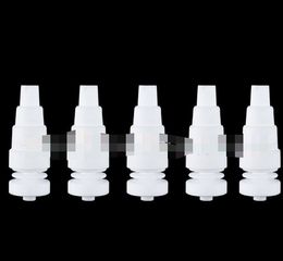 Factory Price 150pcs 6 in 1 Domeless Ceramic Nail 10mm 14mm 18mm Male & Female Joint Ceramic Nails VS Titanium Nail Free