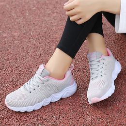 Athletic Womens Sports Running Shoes breathable soft bottom casual ladies female students