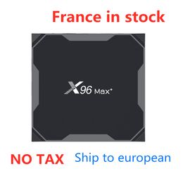 ship from France to european Android 9.0 TV BOX X96 MAX Plus Amlogice S905X3 4GB 32GB 8K 1000M 2.4G&5G Dual WIFI