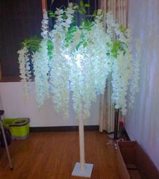 Beautiful White Theme Wedding Decoration Centrepieces Luminous Wisteria Tree 160CM Height Party Stage DIY Trees Ornament