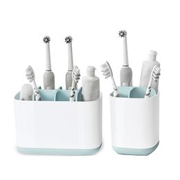 Electric Toothbrush Holder Toothpaste Case StorageTooth Brush Stand for Brushes Bathroom Rack Room Organiser Accessories Tools 210322