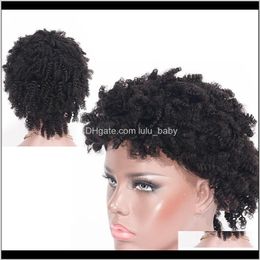 Zhifan Afro Style 8 Inch Short Kinky Curly Bob Full Human Hair For Black Women Nascm 2Gdmf