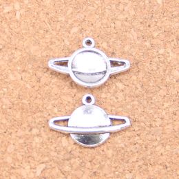 171pcs Antique Silver Bronze Plated saturn planet spark Charms Pendant DIY Necklace Bracelet Bangle Findings 20*13mm