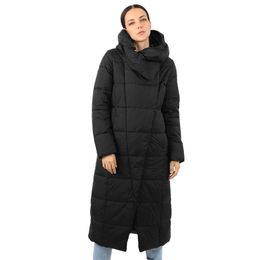 Women's Down Jacket Parka Outwear With Hood Quilted Coat Female Long Warm Cotton Clothing For Winter Ladies Trend 19-150 211018