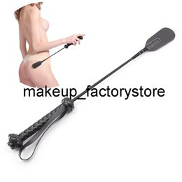 Massage 45 Cm PU Leather Spanking Paddle Long Whip Flirting Bondage Sex Toys For Woman Role Play SM Products Adult Games For Couples