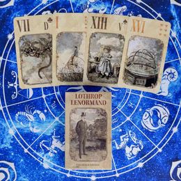 Lothrop Lenormand Tarot Cards Divination Deck Entertainment Party Board Game Support Drop Shipping 40 Pcs/Box