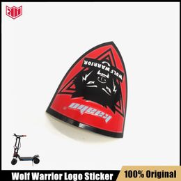 Original Electric Scooter Logo Sticker Accessories For Kaabo Wolf Warrior/King Badge Front Parts