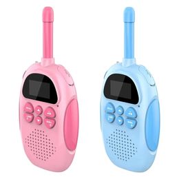Bakeey DJ100 Kids Walkie Talkies Cute Portable Handheld 3KM Range UHF Radio Interphone Talk Toy Parent-Child Educational Interactive Toys