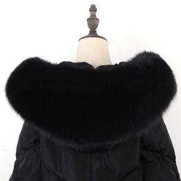 2020 Winter New Real Fox Fur Stars Party to Overcome Cotton Clothes Universal Fur Hat Cap Collar H0923