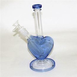 9 inch tall glass bong ice catcher colour bongs hookahs downstem perc bubbler ash catchers dabber tools heady recycler dab rigs smoke water pipes with 14mm jonit