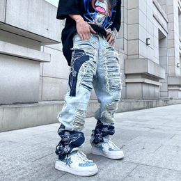 Sconto Strappati Jeans Larghi Uomini 2022 in vendita bei DHgate. Com