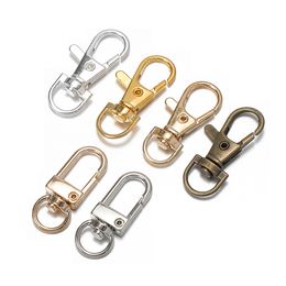 Bags Metal Key Chain Holder Swivel Trigger Lobster Clasp Snap Hook For Jewelry Fit Women Men