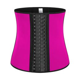 Women Latex Waist & Tummy Slimming Suit Daily Fitness Workout Sauna Sweat Belts Waist Trimmer Corset Cincher 9 Steelbones Firm Control Abdomen Shapewear DHL