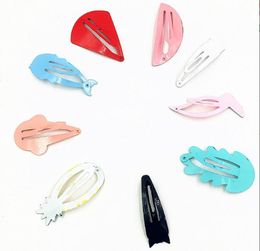 2021 New Fashion Baby Girls Barrettes Small Headwear Cute Candy Colour Hair Jaw Clip Children Hairpin Hair Accessories Wholesale