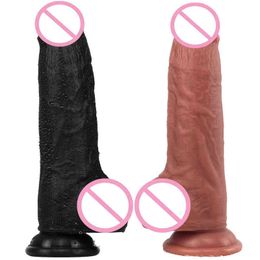 NXY Dildos Anal Toys Jianzihuang Hot Selling Liquid Silicone Dildo Penis Adult Sex Products Plug Masturbation Appliance Stimulation Stick 0225