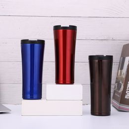 17oz Stainless Steel Coffee Tumbler Vacumm Insulated Travel Mug Car Cup with Lid Leak Proof Holiday Gift Cups Customised