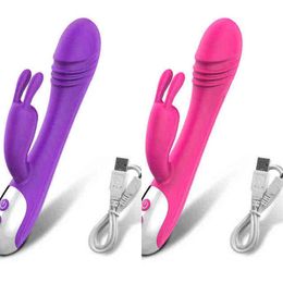 Nxy Sex Vibrators g Spot Rabbit Dildo Vibrator Orgasm Adult Toys Powerful Masturbation Toy for Women Waterproof Product 1227