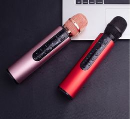 M6 Wireless Condenser Microphone Dual Speaker Bluetooth Microphones Portable Live Singing Microphone National K song new