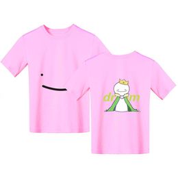 T-shirt da uomo DreamWasTaken T-shirt per bambini Summer Cartoon Manica corta per ragazze Ragazzi Dream Smp Merch Graphic Tees Abbigliamento per bambini