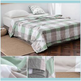 Comforters Sets Bedding Supplies Textiles Home & Gardenpapa&Mima Thin Quilt Quilted Throws Blanket Comforter1 Drop Delivery 2021 Kghhi