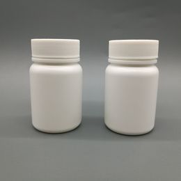 100pcs/lot 60cc 60ml HDPE white Capsule bottle, Plastic empty refillable pill Powder bottle