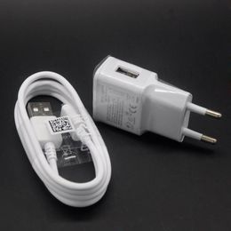 Cell Phone Chargers EU Plug Wall adapter USB Charger 1M Cable for ZTE AXON 7 X4 L110 L5 PLUS A310 A510 A610 V6