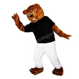 Halloween Bear Mascot Costume High quality Cartoon Anime theme character Adults Size Christmas Carnival Festival Fancy dress