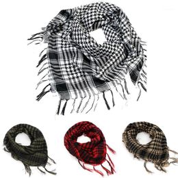 Outdoor Hiking Scarves Military Arab Tactical Desert Scarf Army Headshawl With Tassel For Men Women Bandana Mask 95cmx95cm Cycling Caps & Ma