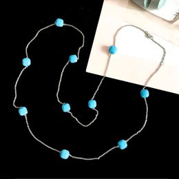 Hot Necklace Fashion Pendant Necklaces Chains Strands Strings Stone Classic For Woman Jewellery 31 Style Accessories With Jewellery Pouches Pochette Bijoux Wholesale