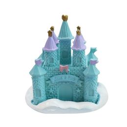 -Backformen 3D Castle Silikonform Kuchen Fondant Schokolade Backformen DIY Gips Machen Kerzen Gips Handwerksform