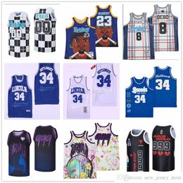 NCAA Stitched Movie Basketball Jerseys Friday 23 smokey Fridays 00 craig 8 debo Jesus Shuttlesworth Lincoln 34 Ray allen juice wrld 999 lyrical lemonade lyrical