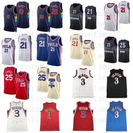 allen iverson basketball Promotion 21 Joel Embiid 25 Ben Simmons City Basketball Jersey Mens 0 Tyrese maxey 20 Georges Niang 7 Isaïe Joe 31 Seth Curry 3 Allen Iverson Shirt