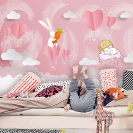 Wallpapers Custom Mural Wallpaper 3D Stereo Love Children Bedroom Background Wall Painting Papel De Parede Infantil Papers