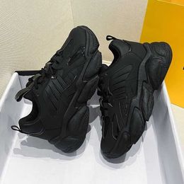 Preto papai sapatos mulheres versão coreana selvagem 2021 primavera new super fogo solas grossas mostrando pés pequenos esportes mulheres sapatos tendência y0907