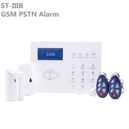 Discount Wireless ST-IIIB Smart Home Security English Voice Prompt PSTN GSM Alarm System with App Control