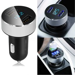 5V/3.1A Charger LED Car Quick Charge Dual USB Port Cigarette Lighter Adapter Voltage for Iphone