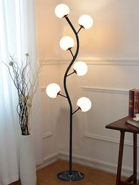Modern Floor Lamp Nordic LED Tea Table Lights Standing Light for Living Room Bedroom Fixtures Creative Bedside Lamp Home Decor