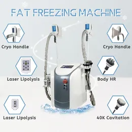 Multi-Functional Beauty Equipment Sculpting Fat Freezing Cryo Lipo Laser Portable Cryolipolysis 2 Head Cryotherapy Machine