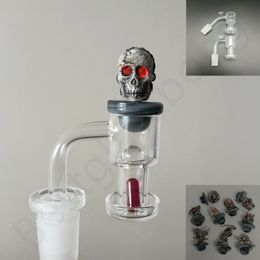 Quartz Banger Smoking Set 10mm 14mm Male Nail Domeless Terp Slurper Spining Insert Ruby Pill Clear Pearl Bead Carb Cab For Dab Bong