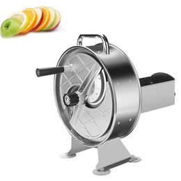 Household Manual Slicer Stainless Steel Fruit And Vegetable Slicer Potato Tomato Lemon Cucumber Orange Onion Slicer