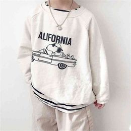 Autumn New Family Clothes Japanese Style Family matching Outfit Casual Parent-child t-shirt Mother and Me Clothes QH2126 210324