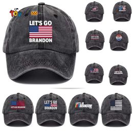 2022 Hot Hats Lets Go Brandon FJB Dad Beanie Cap Printed Baseball Caps Washed Cotton Denim Adjustable Hat