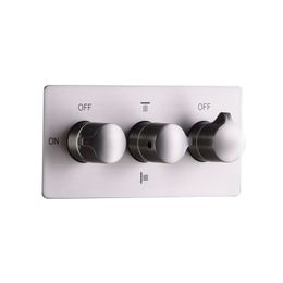 Embedded Wall Shower Concealed Box Copper Shower Mixer Valve Square Switch Main Body Accessories