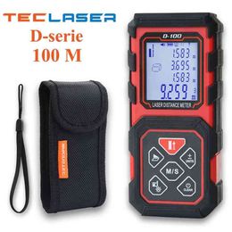 TECLASER Laser Metre ure Distance Rule Pythagorean Mode Rangefinder Tape Tool 210719