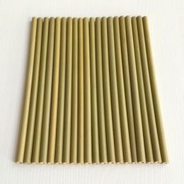 15cm 20cm Reusable Bamboo Straws Eco Friendly Handcrafted Natural Drinking Straw