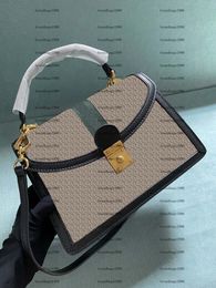 Großhandel High-End-Designer-Tasche Womanbag Mode-Handtasche Umhängetaschen Retro-Tasche aus Leder mit klassischem Muster