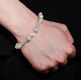 11mm Wide Men's Bone Style Link 18 " Long Chain 8 " Length Bracelet in 14k Yellow Gold Plated Diamond Cubic Zirconia Jewellery