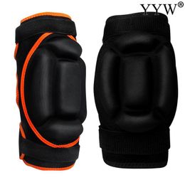 roller skate protective gear adults UK - 1pair Adult Elbow Knee Pads Roller Skates Bike Guard Light EVA Protective Gear Skating Cycling Riding Bicycle Accessories Elbow & Knee
