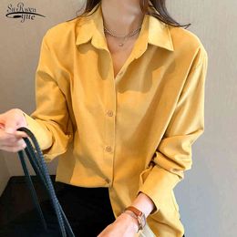 Plus Size 4XL Loose Long Sleeve Bottoming Shirt Early Spring White Shirts OL Fashion Office Lady Blouse Blusas 12890 210521
