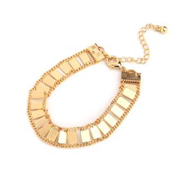 Link, Chain POTCET Korea 2021 Fashion Trend Temperament Women's Geometric Bracelet Personality Simple Retro Jewellery